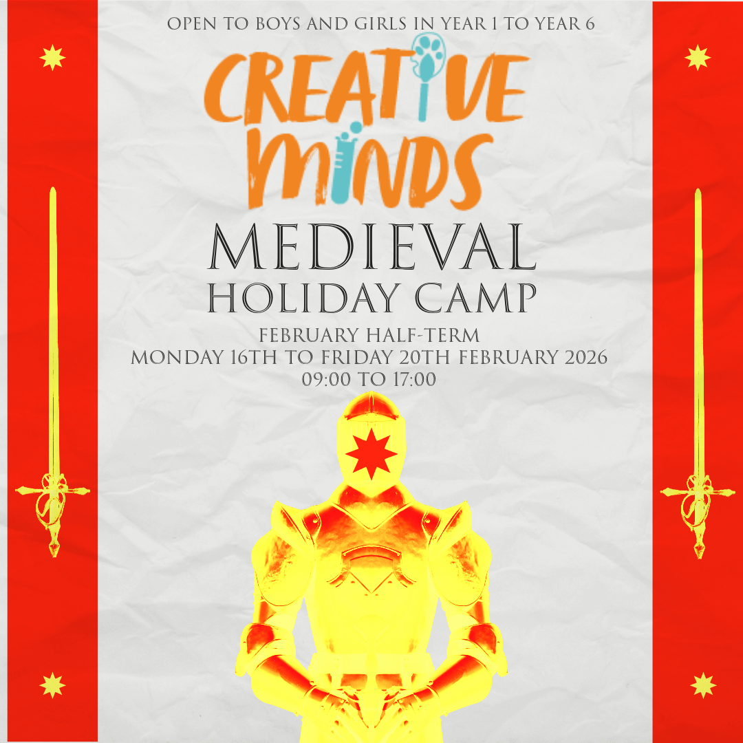 Creative Minds Camp - February half term: Monday 16th to Friday 20th February 2026