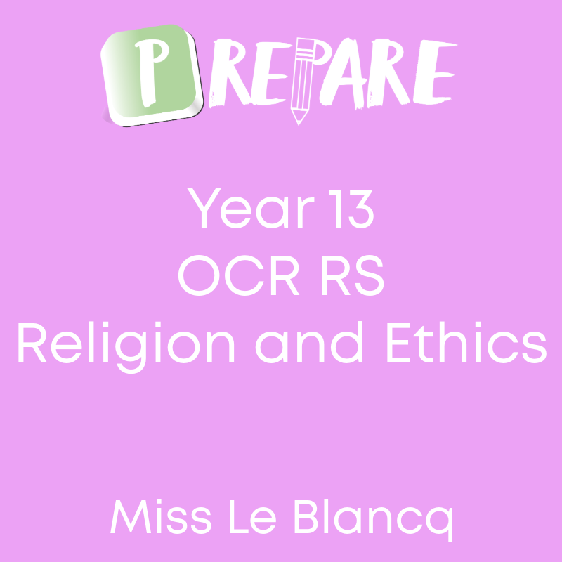 Year 12 Religious Studies