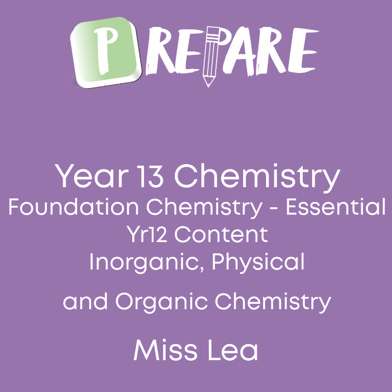 Year 12 Chemistry