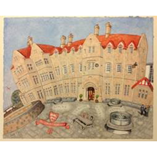 Jersey College for Girls Ian Rolls Print