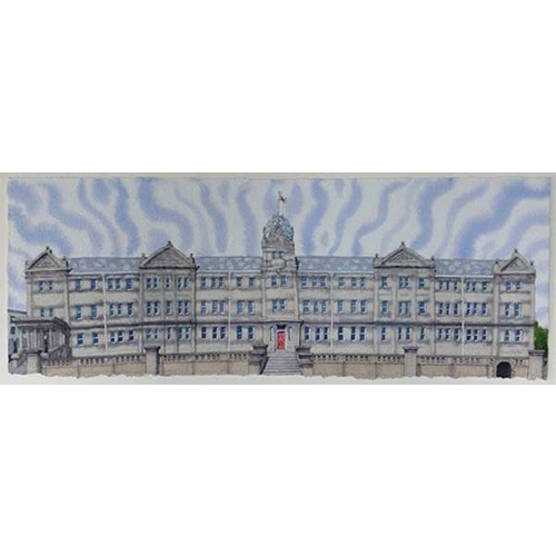 Ladies College Ian Rolls Print