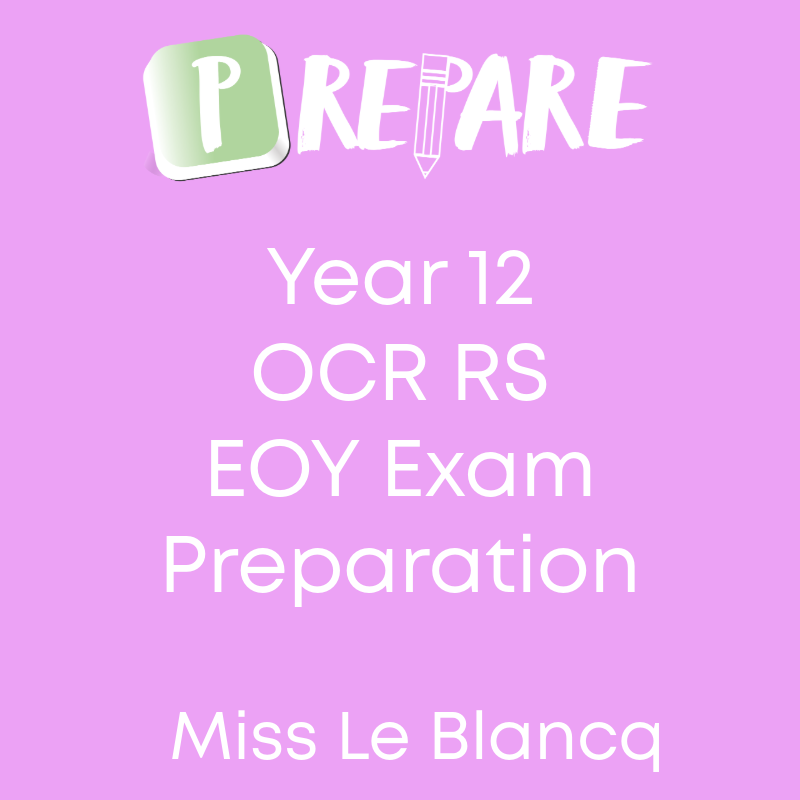 Year 12 Religious Studies