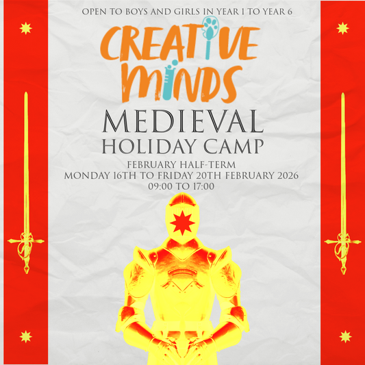 Creative Minds Camp - February half term: Monday 16th to Friday 20th February 2026
