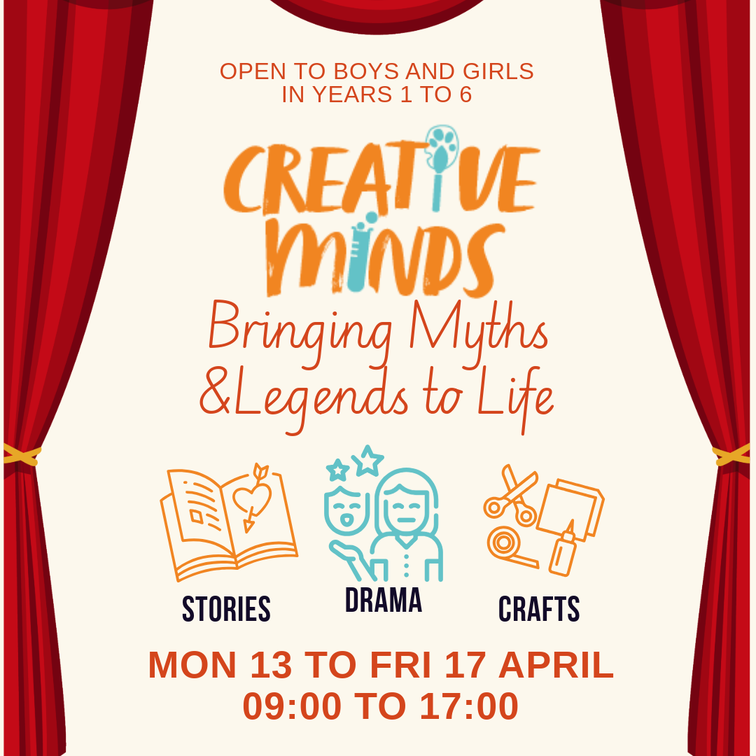 Creative Minds Camp - Easter break - Week 2 : Monday 13th to Friday 17th April