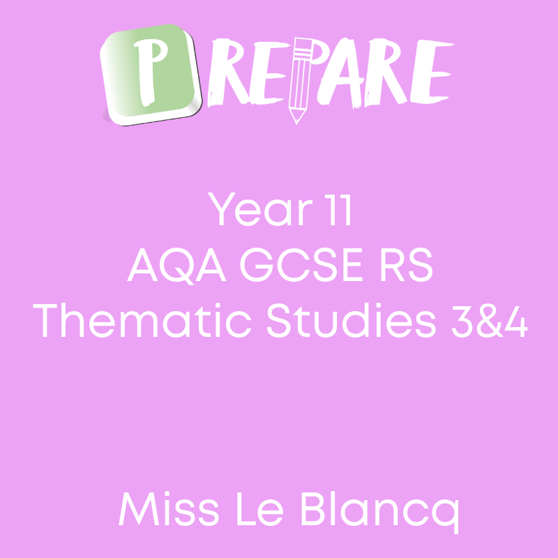 Year 11 Religious Studies