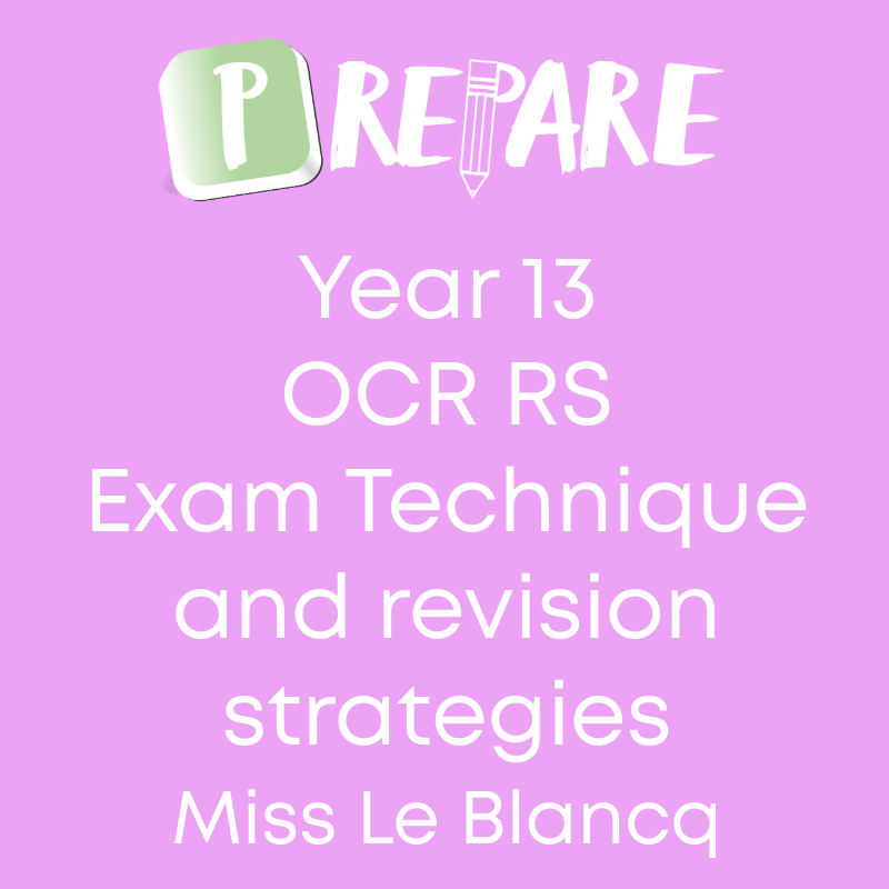 Year 13 Religious Studies