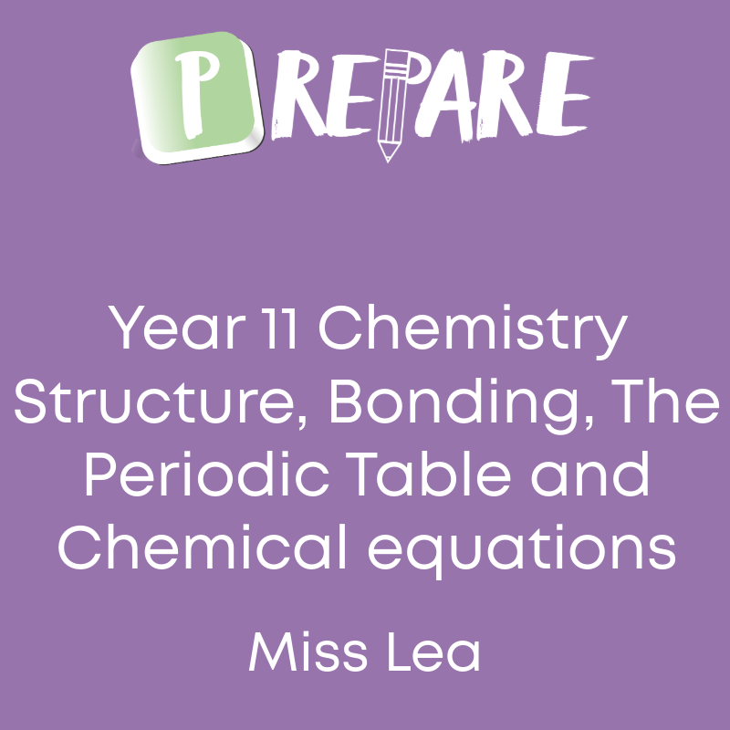 Year 11 Chemistry