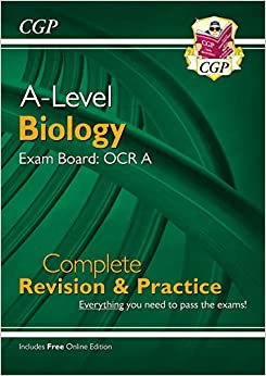 CGP A Level Biology, Exam Board OCR Complete Revision and Practice