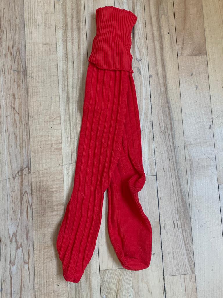 Red PE Socks