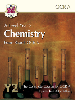 A-Level Chemistry For Ocr A: Year 2 Student Book