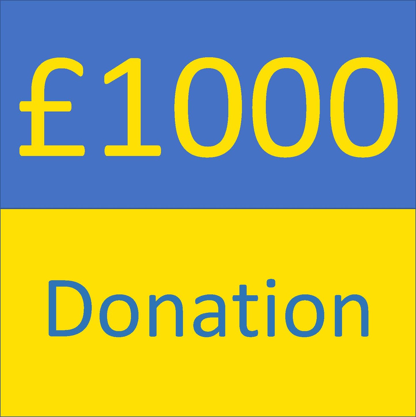 Ukraine £1000 Donation